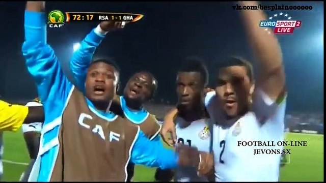 South Africa v Ghana 1-2 africa cup of nations