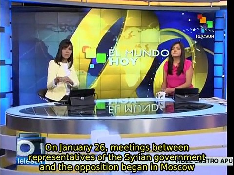 Talks between Syrian gov't and opposition are held in Moscow