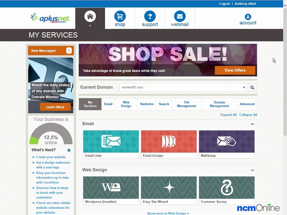 How to install WordPress on Aplus.net web hosting