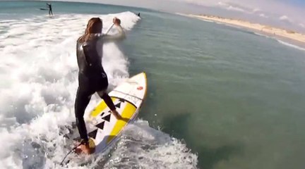 Serial Lovers webisode in France - La Torche - SUP World Cup