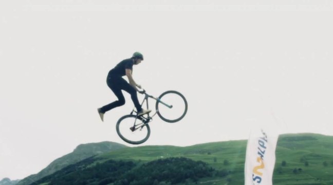 Les pros ont goûté au parcours des Crankworx 2012 aux 2 Alpes