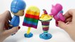 Pocoyo Play Doh Rainbow Ice Cream Play Dough Desserts Пластилін Покојо Toy Videos