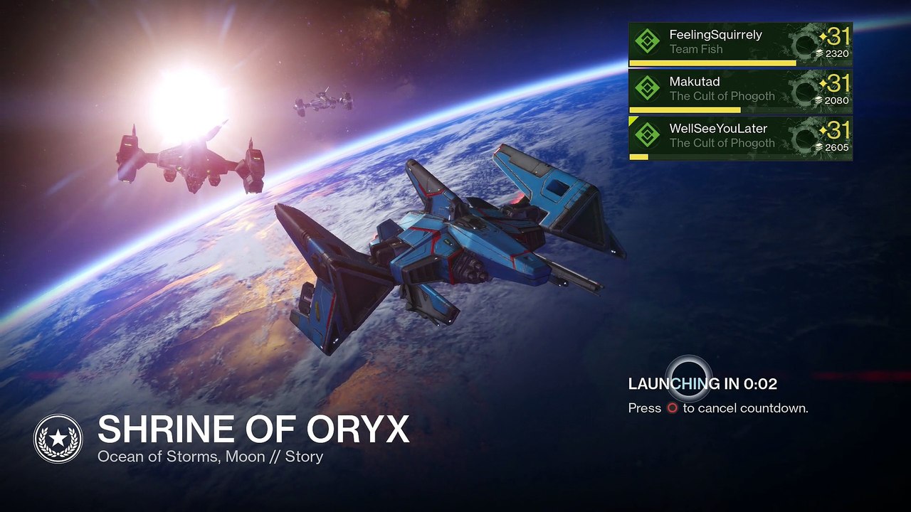 Destiny PS4 [Black Hammer] Coop Part 742 (Shrine of Oryx, Moon) Story [With Commentary]