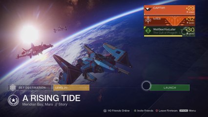Destiny PS4 [MIDA Multi Tool] Coop Part 726 (A Rising Tide, Mars) Story [With Commentary]