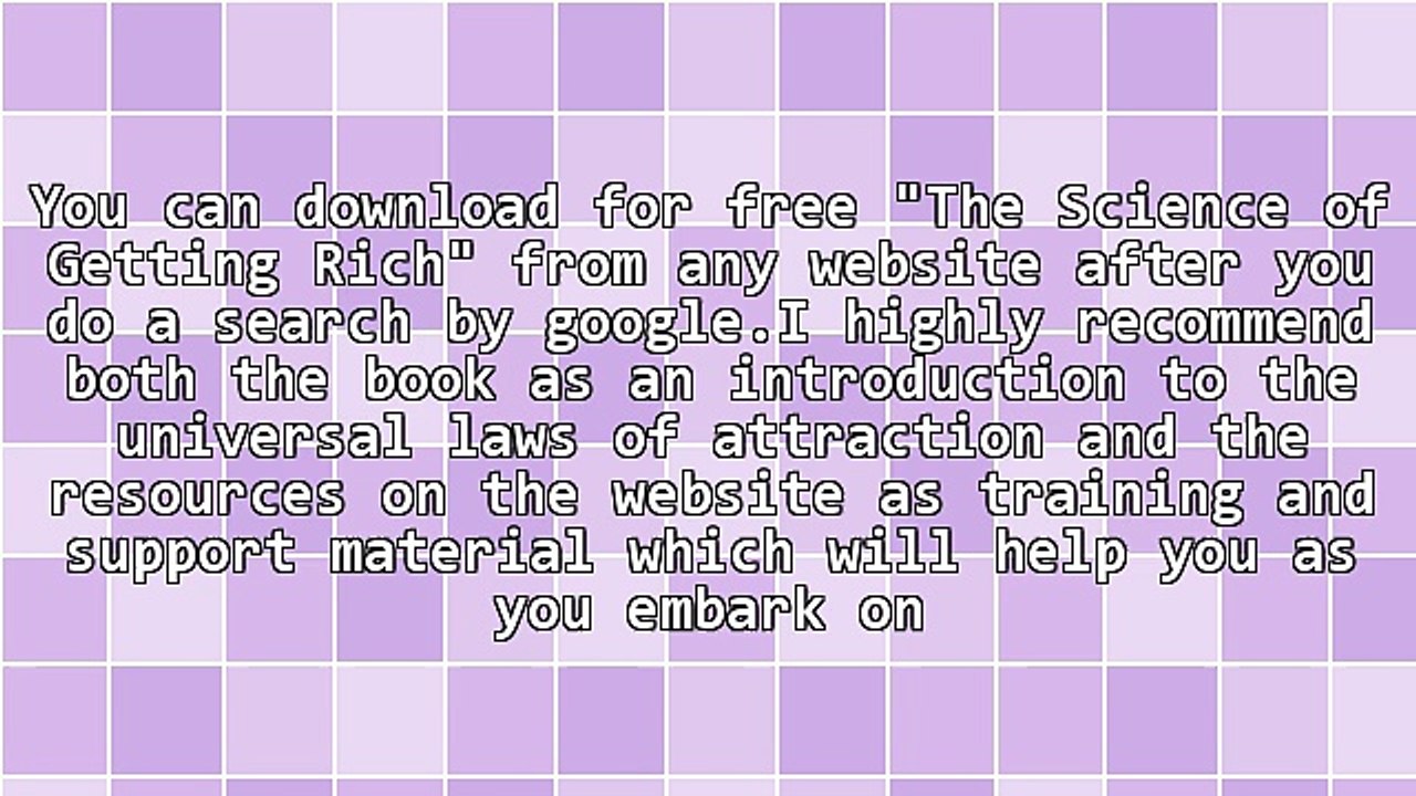 The Science Of Getting Rich