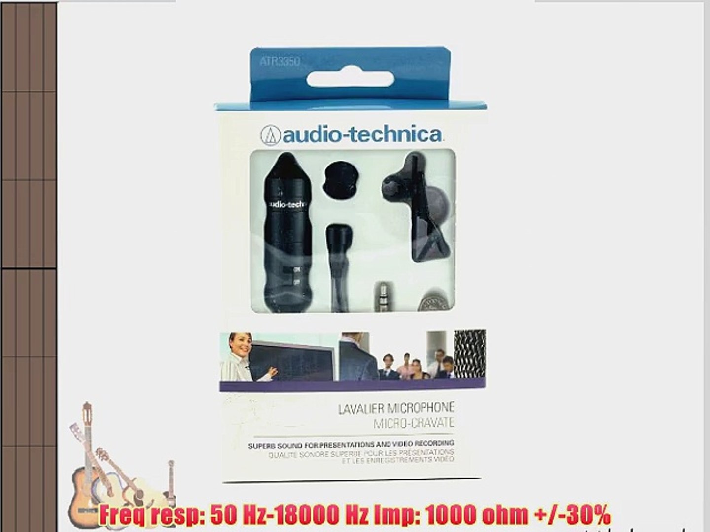 Audio Technica Atr 3350 Lavalier Omnidirectional Condenser