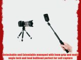 Veho VCC-A019-MP DuoPod Compact Multifunction Tripod and Monopod for Action Cameras and Digital
