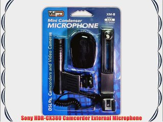 Sony HDR-CX380 Camcorder External Microphone