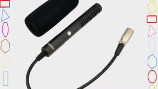 Neewer Black Professional 3-Pin XLR Interface Condenser Microphone for Cameras/Camcorder SG-103
