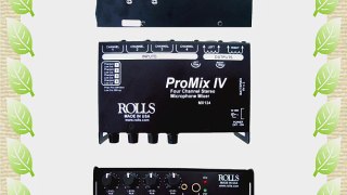 rolls MX124 Pro Mix IV 4 Ch Mic Mixer