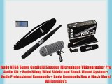 Rode NTG3 Super Cardioid Shotgun Microphone Videographer Pro Audio Kit   Rode Blimp Wind Shield
