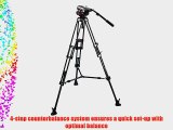 Manfrotto 504HD546BK Video Tripod Kit with 504HD Head and 546 Tripod - Black