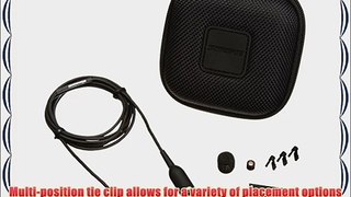 Shure MX150B/C-TQG Cardioid 5mm Subminiature Lavalier Microphone TQG for Shure Bodypacks Black
