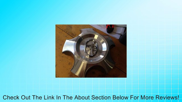 20 Inch OEM 2007 2008 2009 2010 2011 2012 2013 Toyota Tundra / Sequoia Factory Original Wheel Rim Cover Center Cap Hubcap Mfg P/n:42603-0C100 Machined Raised Chrome Logo Review