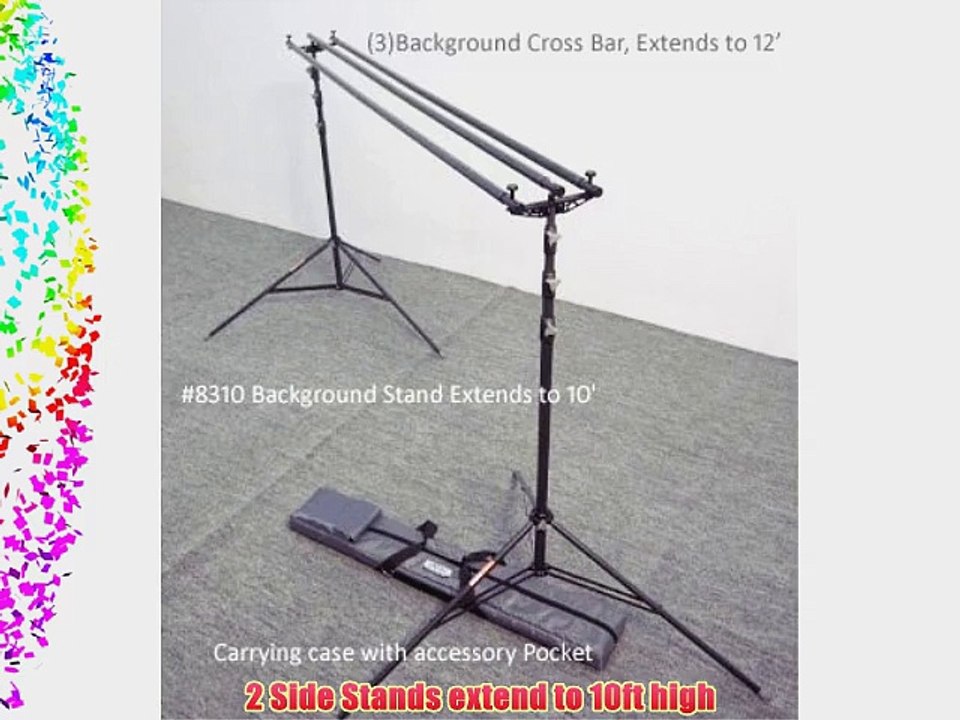 Triple Crossbar Background Support System