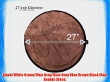 StudioPRO 5' x 7' Brown Collapsible Twist Muslin Photo Video Backdrop Background Panel. (Compatible