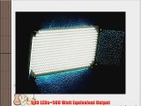 ePhoto VL500 Dimmable 500 LED Light Panel Studio Video Photo Photography LED Lighting 100V-240V