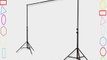 CowboyStudio Photography Photo Backdrop Support System Crossbar with 2x 7 ft Stands and a 10ft