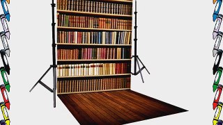PRINTED books PHOTOGRAPHY BACKGROUND AND FLOOR DROP BACKDROP COMBO COMBO106 BOTH ITEMS a 5'x6'