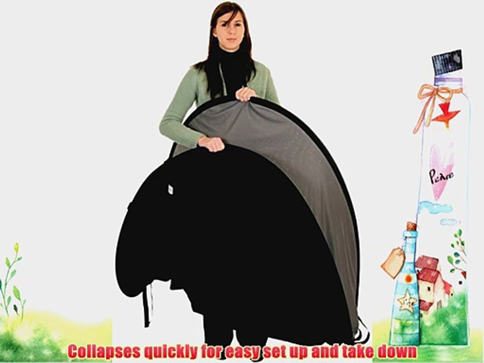 Lastolite LL LB67GB Reversible 6-Feetx7-Feet Plain Collapsible Background (Black/Mid Gray )