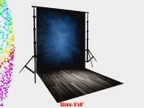 PRINTED PHOTOGRAPHY BACKGROUND AND FLOOR DROP BACKDROP COMBO COMBO104 BOTH ITEMS a 5'x6' Titanium