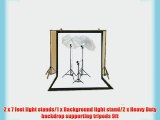 ePhoto Flash Studio Photography Lighting Kit Continuous Lighting Kit K103/45AB