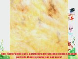 StudioPRO Hand Painted Tie Dye Yellow Muslin Backdrop 10' x 20' Photography Studio Background