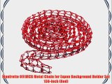 Manfrotto 091MCR Metal Chain for Expan Background Holder Set 138-Inch (Red)