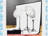 Fancier UL105 6x9 BWGStudio Lighting Kit 1000 Watt Lighting Kit With Backdrop Support System