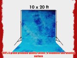 LimoStudio 10 X 20 Ft Photo Studio Hand Dyed Sky Blue Muslin Backdrop Backgrounds AGG150