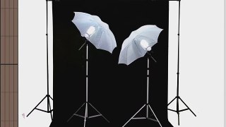 ePhoto 800w Photography Photo Studio Continous Video Light Lighting kit 10' X 12' BLACK