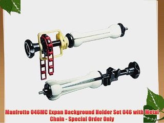 Manfrotto 046MC Expan Background Holder Set 046 with Metal Chain - Special Order Only