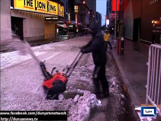 Dunya News-Heavy Snow Continues in New York