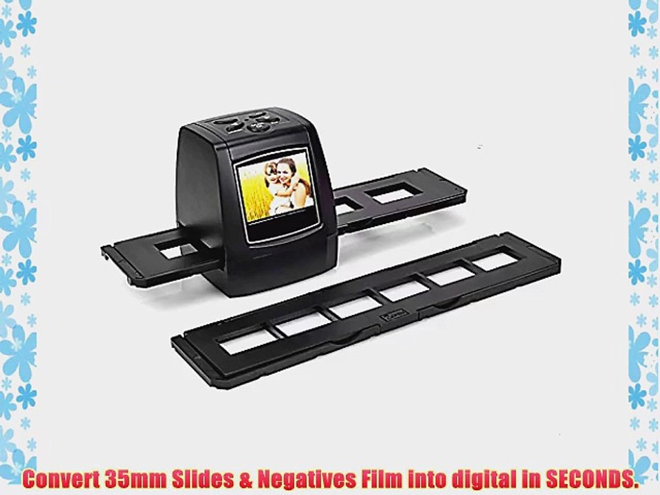 SainSonic FS-02 5MP 35mm Negative Film and Slide Scanner Film to Digital Converter for Old