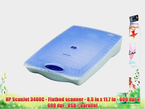 HP ScanJet 3400C - Flatbed scanner - 8.5 in x 11.7 in - 600 dpi x 600 dpi - USB / parallel