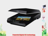 EPSON Perfection V600 Photo Color Scanner 6400 X 9600 Dpi Black Powerful Digital ICE Technology