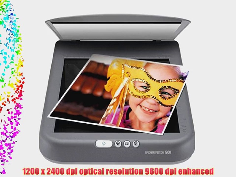 Epson Perfection 1260 Photo Scanner