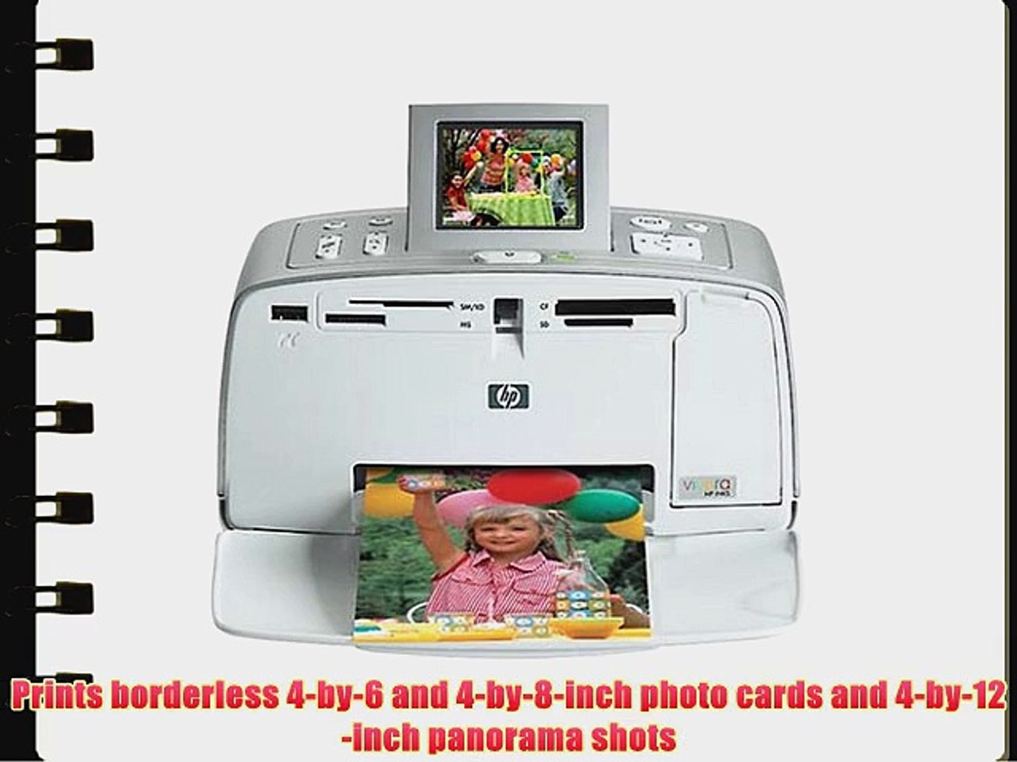 HP Photosmart 385 Compact Photo Printer (Q6387A#ABA) - video Dailymotion