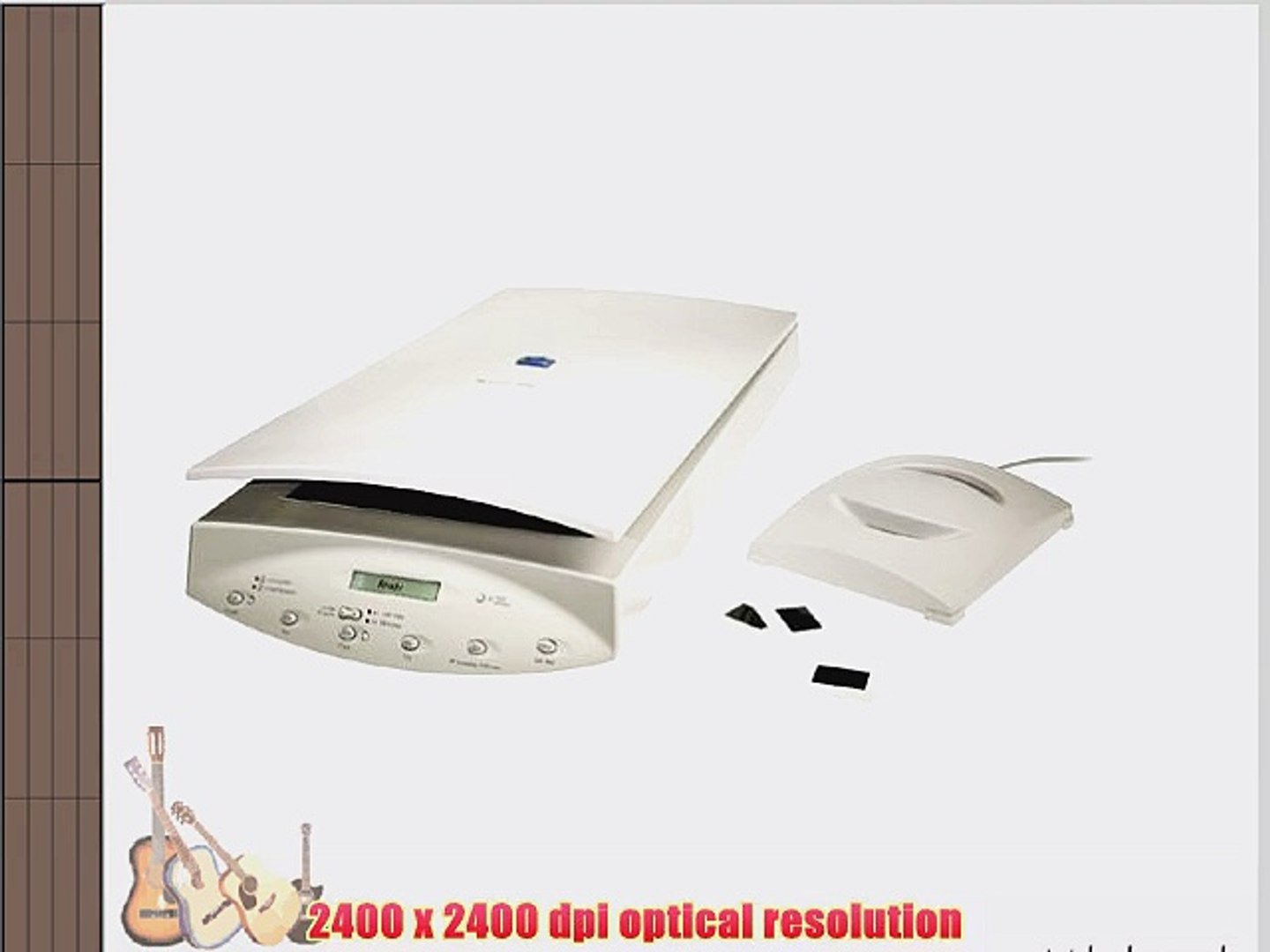 Hewlett Packard ScanJet 7400c Color Flatbed Scanner - Video.