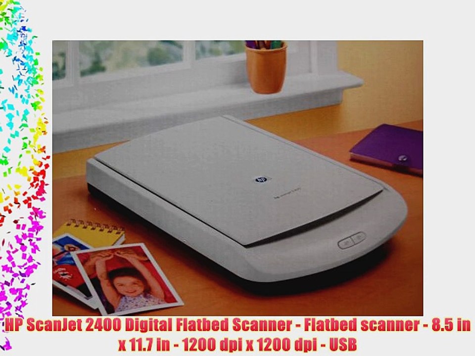 HP ScanJet 2400 Digital Flatbed Scanner - Flatbed scanner - 8.5 in x 11.7 in - 1200 dpi x 1200