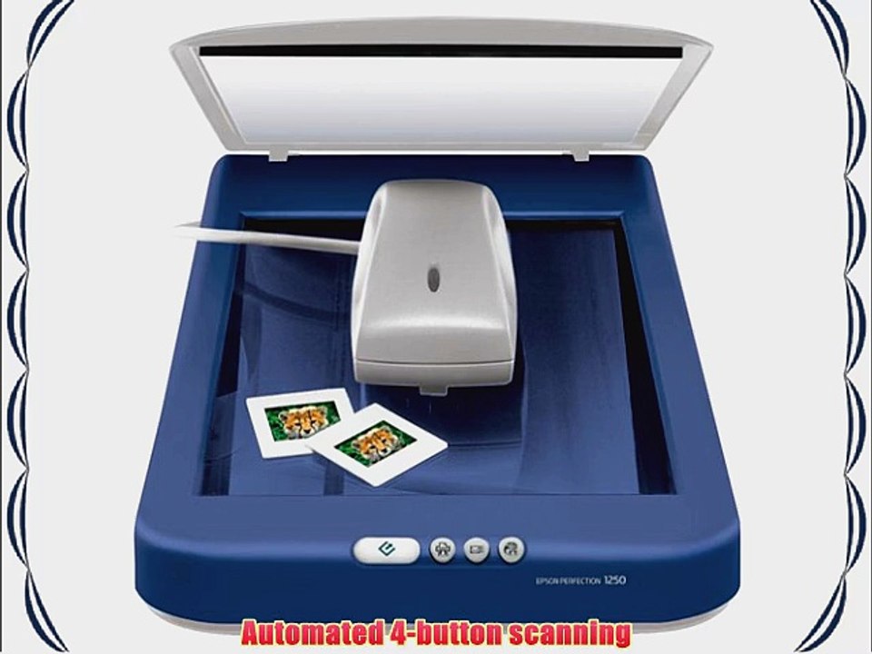 Epson Perfection 1250 Photo Flatbed Scanner