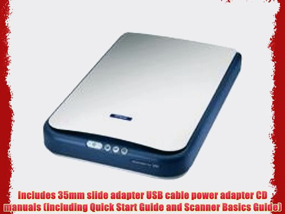 Epson Perfection 1250 - Flatbed scanner - 8.5 in x 11.7 in - 1200 dpi x 2400 dpi - USB