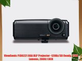ViewSonic PJD6221 XGA DLP Projector -120Hz/3D Ready 2700 Lumens 2800:1 DCR