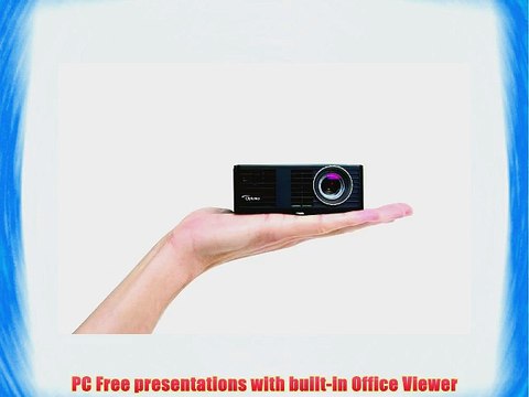 Optoma ML750 WXGA 700 Lumen 3D Ready Portable DLP LED Projector with MHL Enabled HDMI Port
