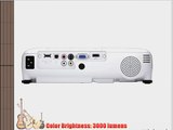 Epson PowerLite V11H558020 730HD 720p 3LCD Projector 3000 lumens