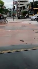 Acidende com motoqueiro