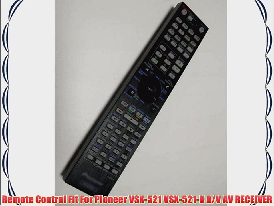 Remote Control Fit For Pioneer VSX-521 VSX-521-K A/V AV RECEIVER