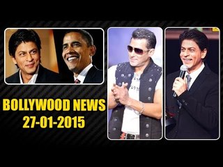 Shahrukh Khan Gets SPECIAL Gift From Barack Obama | 27th Jan 2015
