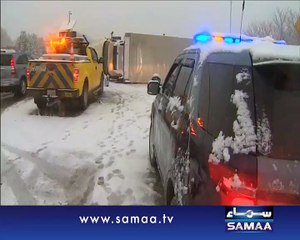 New York shuts down as winter storm blasts US