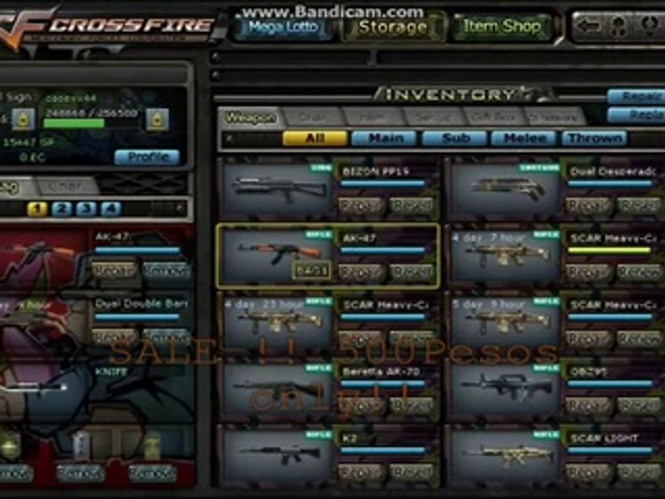 Crossfire Philippines Sale Account